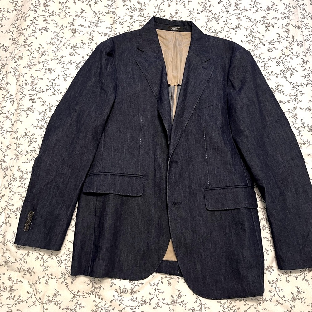 Banana Republic Denim Blazer 38S